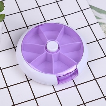 Кругла таблетниця Pill Box Фіолетова Кругла таблетниця Pill Box