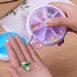 Кругла таблетниця Pill Box Фіолетова Кругла таблетниця Pill Box