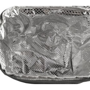 Прямоугольная термосумка/ ланч бэг для еды с собой Design 5л, серая