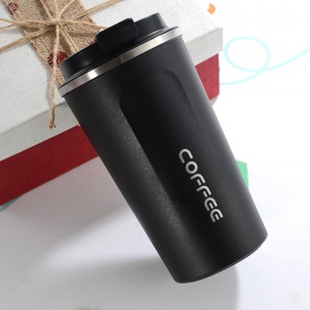 Металлическая термокружка Coffe Tumbler 500 мл - черная