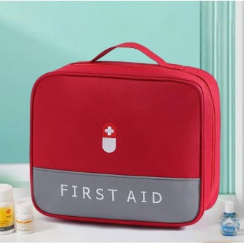 Сумка-аптечка Medical Organizer, органайзер для медикаментов и первой помощи, Красная