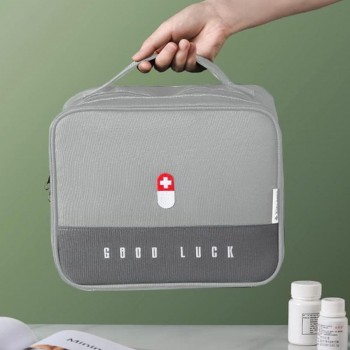 Сумка-аптечка Medical Organizer, органайзер для медикаментов и первой помощи, Серая