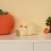 Ночник Капибарам Соня – силиконовая детская лампа с теплым светом и RGB, сенсорное управление, аккумулятор