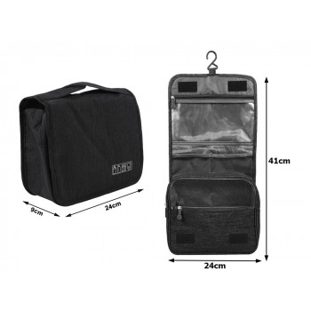 Дорожная подвесная сумка-органайзер для косметики Hook Bag, червона