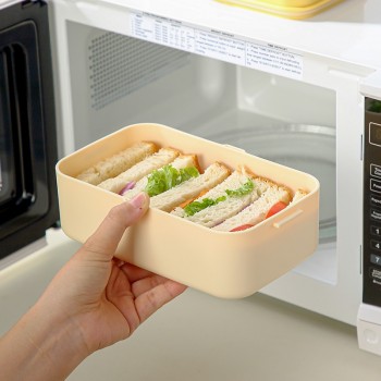 Ланч-набір 2в1 Candy Max 1780 мл - двоярусний бокс на 3 контейнери і термосумка, блакитний