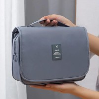 Підвісна косметичка для подорожей прозора всередині Travel, сіра