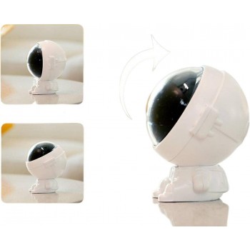 Аккумуляторный мини проектор со сменными картинками, музыкой Космонавт 