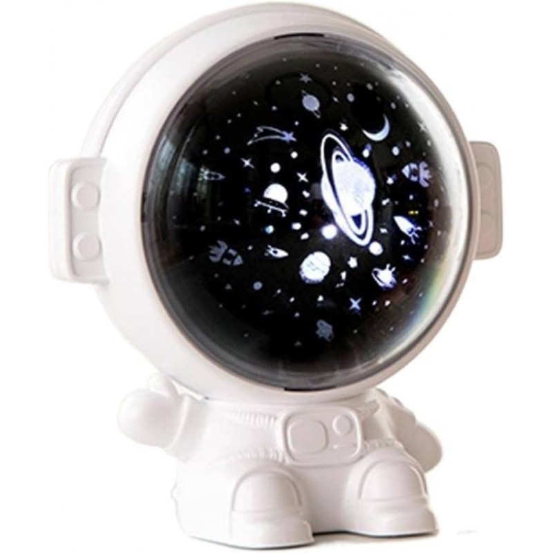 Аккумуляторный мини проектор со сменными картинками, музыкой Космонавт