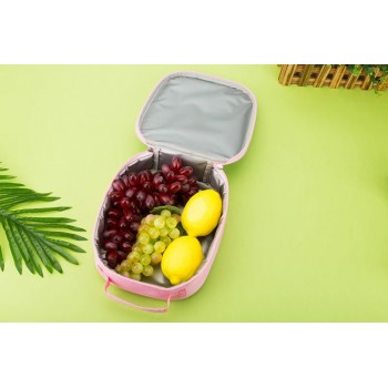 Детская термосумка с объемным принтом - ланч бэг для еды с собой на 4л, Единорог