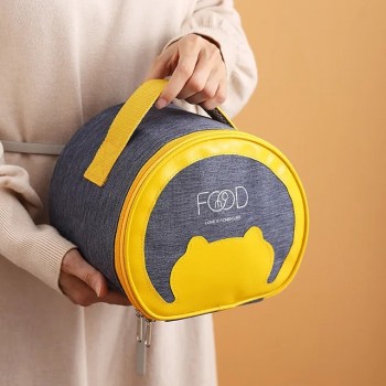 Комплект ланч бокс - термо супниця з приладами і термосумкою Food 1500 мл, зелений