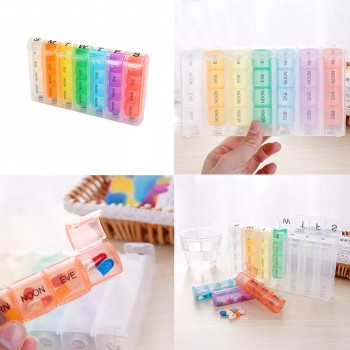 Органайзер для таблеток - таблетница на неделю со съемными ячейками Spring 7х4