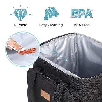 Большая термосумка, сумка холодильник для пикника Nord 15л, леопардовая