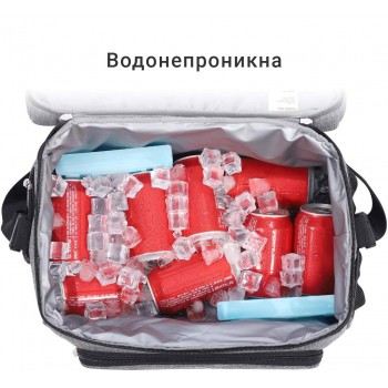 Большая термосумка-холодильник CoolTote 20 л для пляжа, путешествий и пикников