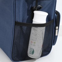 Містка сумка холодильник для їжі з собою, LunchBag 10л, 24х26х17 см, синя