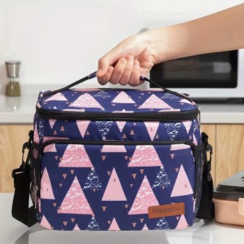 Термосумка Geometric 9,5 л с 4 аккумуляторами холода - комплект для сохранения температуры до 12 ч