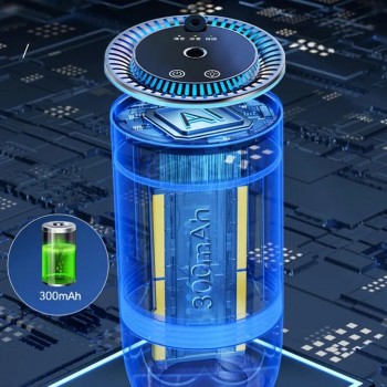 Умный автомобильный ароматизатор воздуха с проекцией Aroma 300mAh, 50 мл