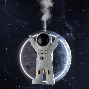 Арома диффузор эфирных масел с таймером и аккумулятором 1200mAh Astronaut, 50 мл