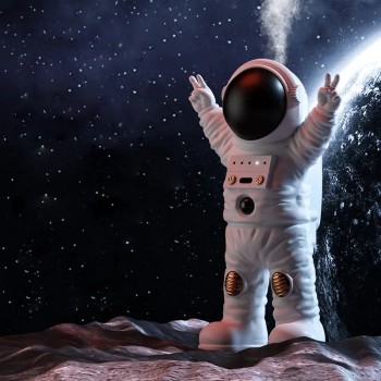 Арома диффузор эфирных масел с таймером и аккумулятором 1200mAh Astronaut, 50 мл