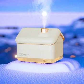 Увлажнитель воздуха - ночник 300 мл, с питанием от USB и LED подсветкой Снежный Дом, белый
