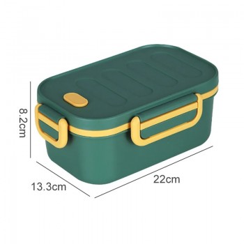 Двохярусний ланч бокс  на 1000 мл для дітей і дорослих Grill, білий