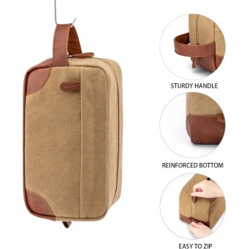 Чоловіча сумка для зберігання туалетного приладдя, великий нессер Man, коричнева 