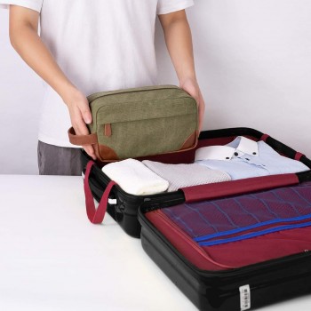 Чоловіча сумка для зберігання туалетного приладдя, великий нессер Man, сіра 