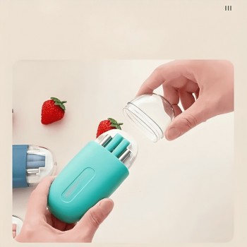 Компактний набір столових приборів у футлярі 3 предмети Tedemei, зелений