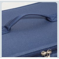 Термосумка ThermoPop 10 л - водонепроницаемая, с многослойной изоляцией, 22×26×18 см, серая