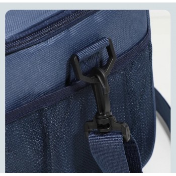 Термосумка ThermoPop 10 л - водонепроницаемая, с многослойной изоляцией, 22×26×18 см, бирюзовая