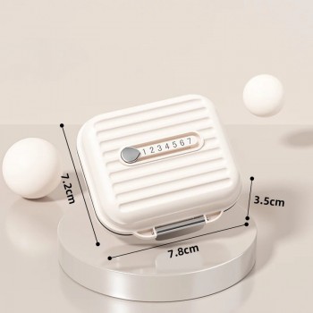 Портативный органайзер для таблеток на 7 отделений - вместительная таблетница Fashion, размер S