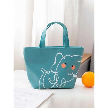 Ланч бэг - термосумка для еды с собой в школу 5л Слоник