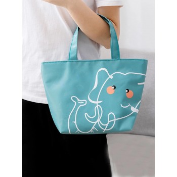 Ланч бэг - термосумка для еды с собой в школу 5л Слоник