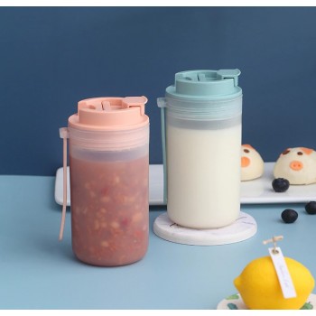 Портативная бутылка для напитков Japanese 350 мл - розовая