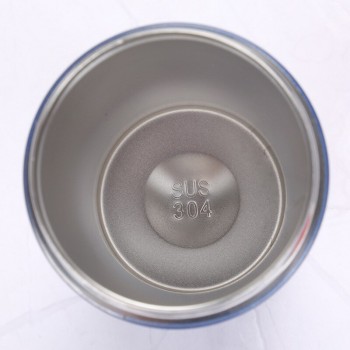 Металева термочашка з трубкою Coffee 400 мл - біла