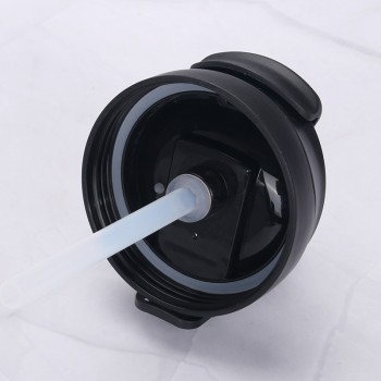 Металева термочашка з трубкою Coffee 400 мл - біла