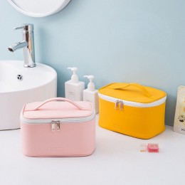  Дорожня косметичка, органайзер для подорожей PU рожева