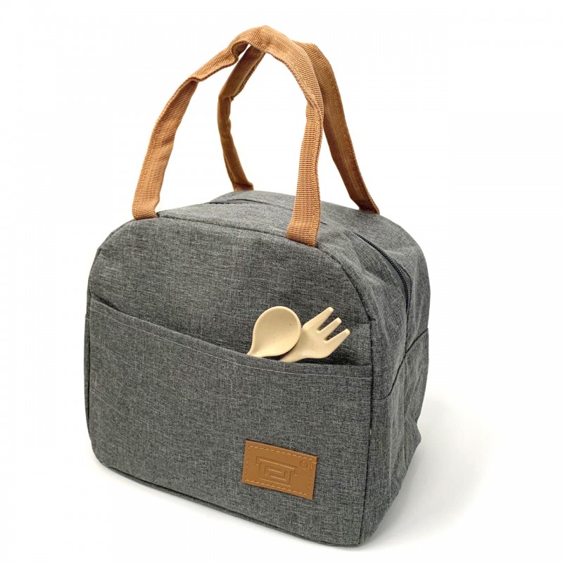 Темосумка для ланча (lunch bag) 5.5л Grey, овальна