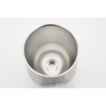 Металлическая термочашка / tumbler Серебро, с крышкой, 350 мл