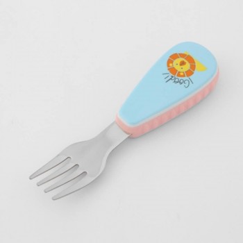 Дитячий набір столових приборів у футлярі Good, ложка та вилка з нержавіючої сталі, з 12 місяців, блакитний