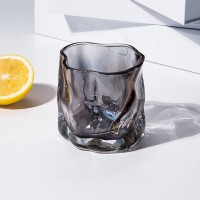 Оригінальна склянка для віскі XS Old Fashion Wave 150 мл, графітова