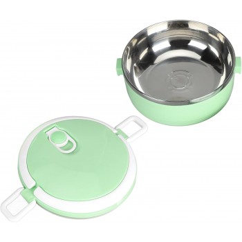 Круглый одноярусный термо ланч бокс Toff 700 мл - зеленый