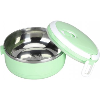 Круглый одноярусный термо ланч бокс Toff 700 мл - зеленый