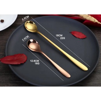 Набір ложок для кави з довгими ложками лате Mood Spoons 4 штуки