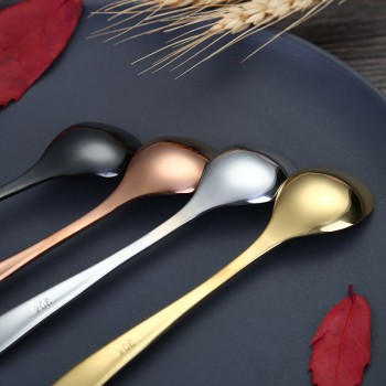 Набір ложок для кави з довгими ложками лате Mood Spoons 4 штуки