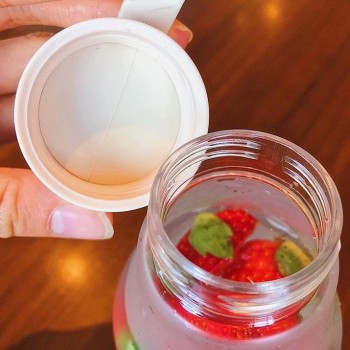 Герметичная матовая бутылочка для воды Easy Cup, 520 мл, белая