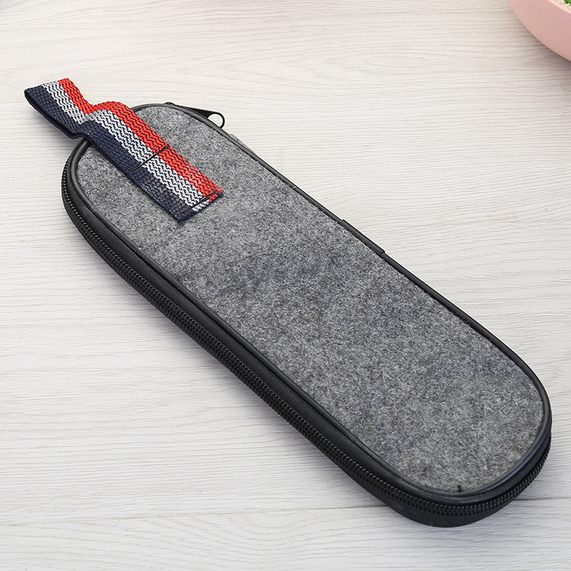 Набор столовых приборов 8 предметов в чехле Luxe, серебро