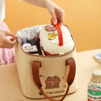 Детская термосумка для еды и ланчбоксов Beige Bear, сумка-холодильник для обедов