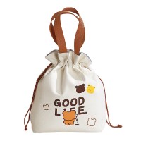 Термосумка-шоппер на завязках Beige Good Life, компактная сумка-холодильник для еды с собой