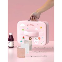 Детская плоская термосумка с милым дизайном, ланч-бег для плоских боксов Mai Rabbit