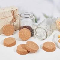 Натуральна конусна пробка для банок і пляшок Cork 55х63 мм (набір 2 шт.)